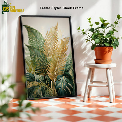 Whispers of the Tropics – A Botanical Souvenir Canvas Wall Art