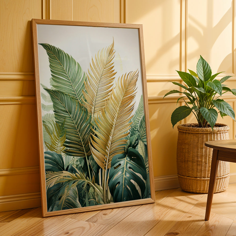 Whispers of the Tropics – A Botanical Souvenir Canvas Wall Art