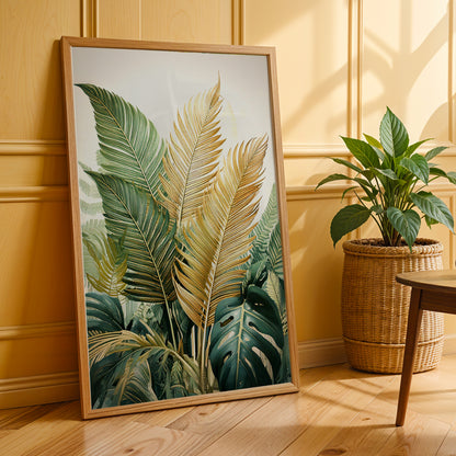 Whispers of the Tropics – A Botanical Souvenir Canvas Wall Art