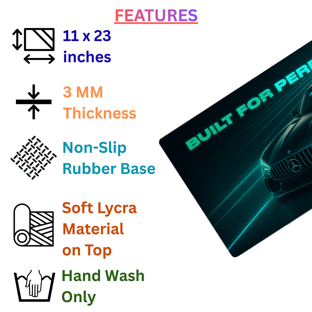 Built for Performance – AMG Inspired Desk Pad | Desk Mat