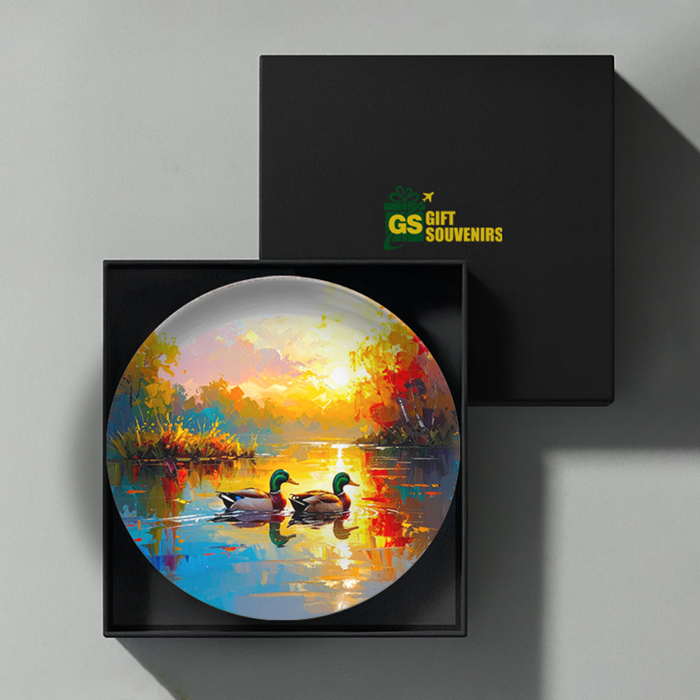 Nature wall plate from Ceramic Plate Collection