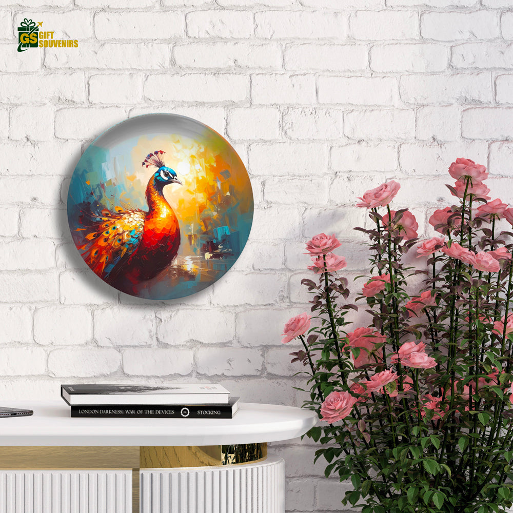 Premium ceramic plate décor from Opulent Aura Collection