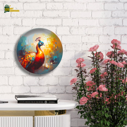 Premium ceramic plate décor from Opulent Aura Collection