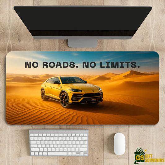 No Roads. No Limits. – Lamborghini Urus Inspired Desk Pad | Desk Mat