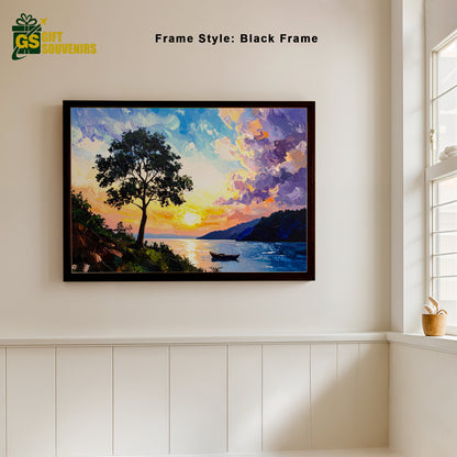 Evening Glow – Inspired by Kerala’s Tranquil Coastline