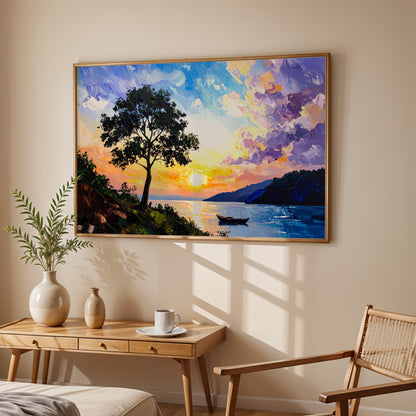 Evening Glow – Inspired by Kerala’s Tranquil Coastline