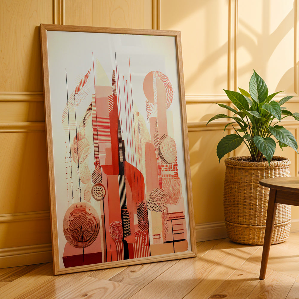 Echoes of the City – Contemporary Abstract Canvas Wall Art