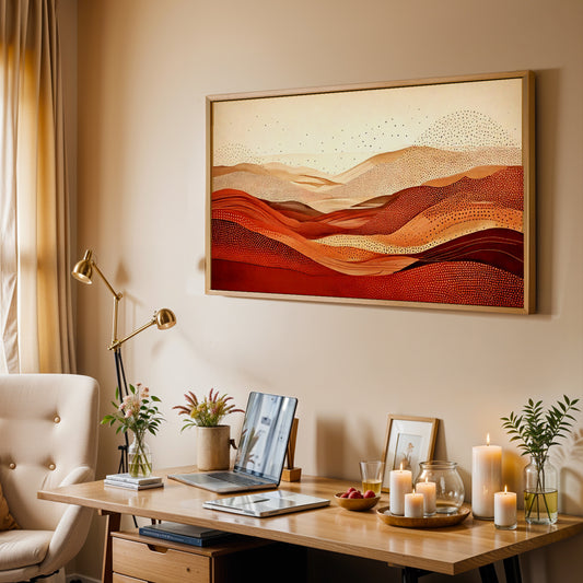 Rustic Rhythms – Landscapes Etched in Warm Hues