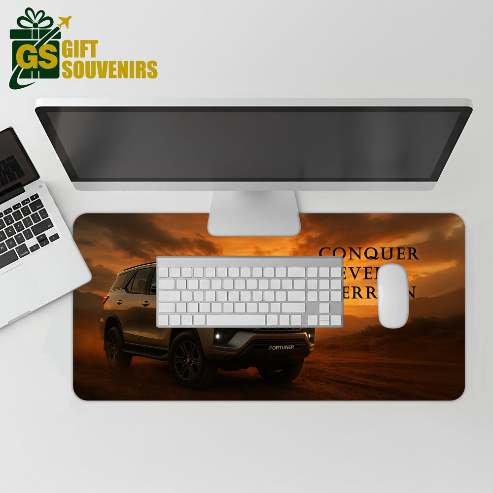 Conquer Every Terrain – Toyota Fortuner Desk Pad | Desk Mat