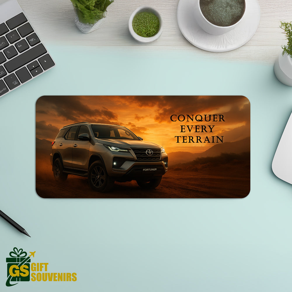 Conquer Every Terrain – Toyota Fortuner Desk Pad | Desk Mat