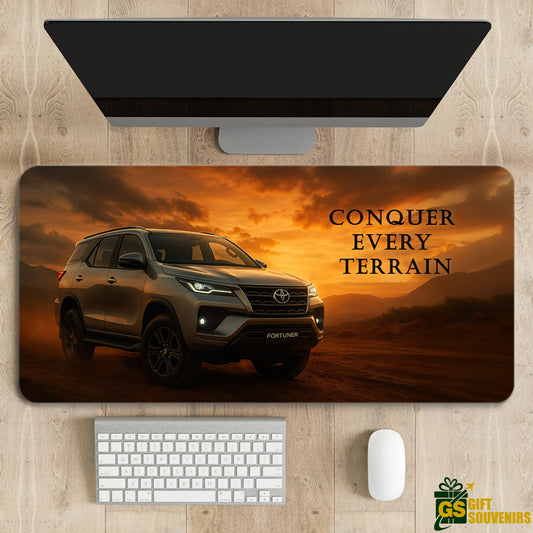 Conquer Every Terrain – Toyota Fortuner Desk Pad | Desk Mat