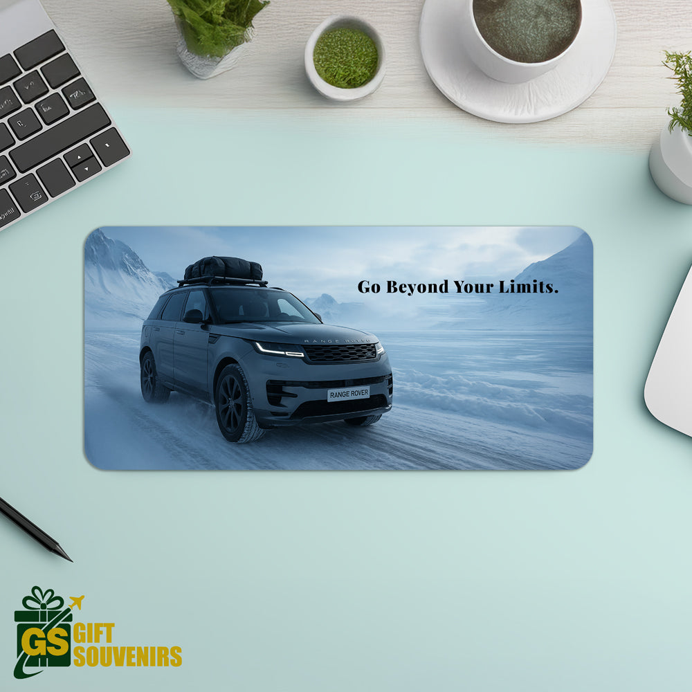Go Beyond Your Limits – Range Rover Desk Pad | Desk Mat