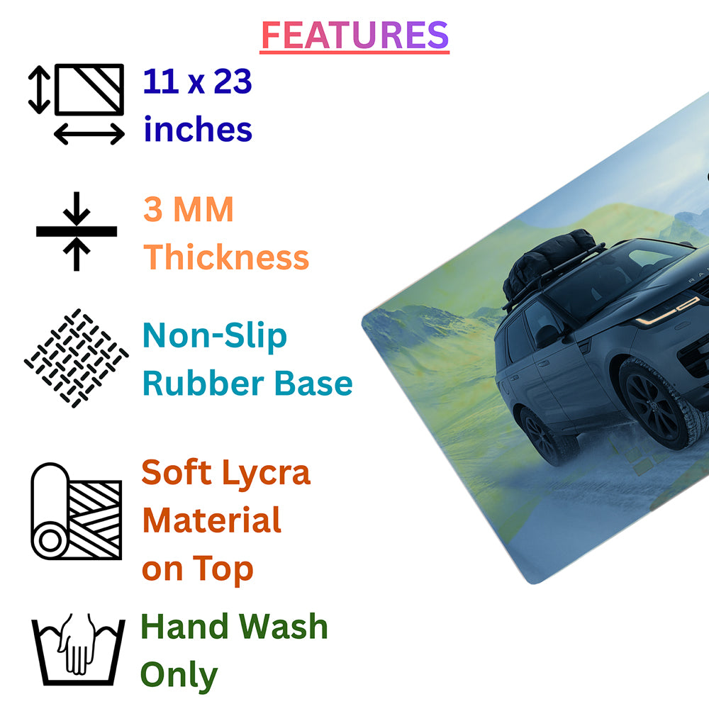 Go Beyond Your Limits – Range Rover Desk Pad | Desk Mat