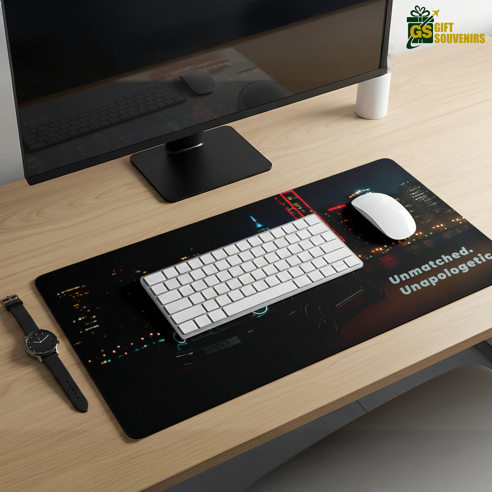 Unmatched. Unapologetic. – Mercedes G63 Desk Pad | Desk Mat