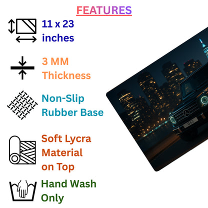 Unmatched. Unapologetic. – Mercedes G63 Desk Pad | Desk Mat