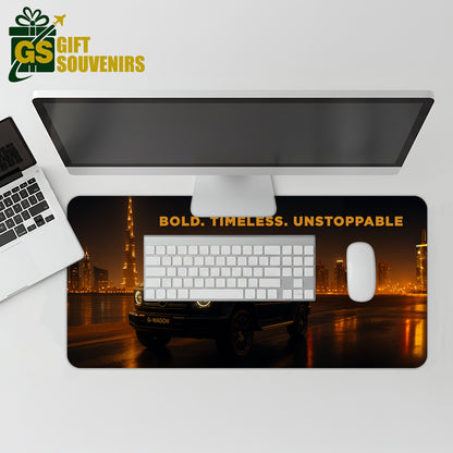 Bold. Timeless. Unstoppable. – Mercedes G-Wagon Desk Pad | Desk Mat