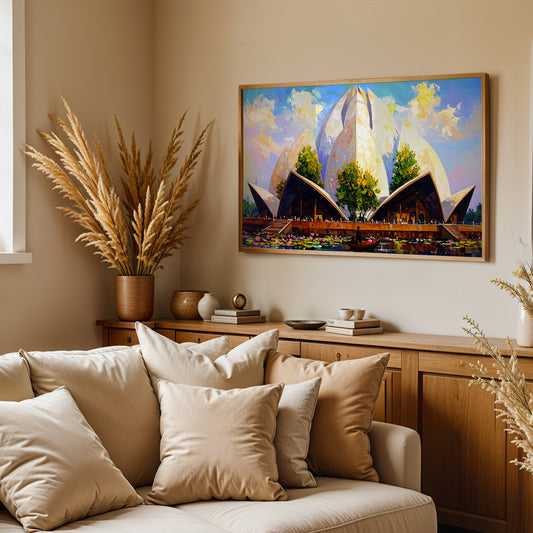 Lotus of Peace – Timeless Harmony Canvas Wall Art