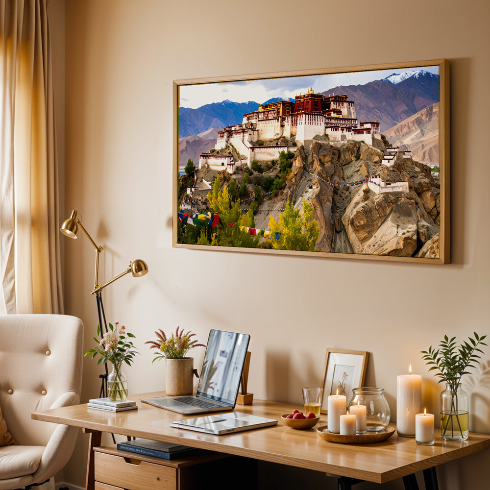 Key Monastery – Sentinel of Spiti Canvas Wall Art