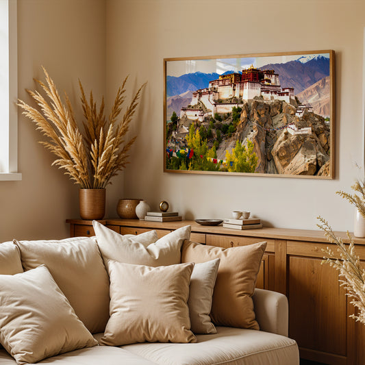 Key Monastery – Sentinel of Spiti Canvas Wall Art