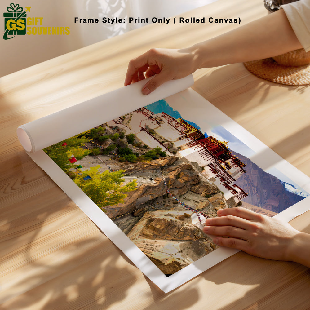 Key Monastery – Sentinel of Spiti Canvas Wall Art