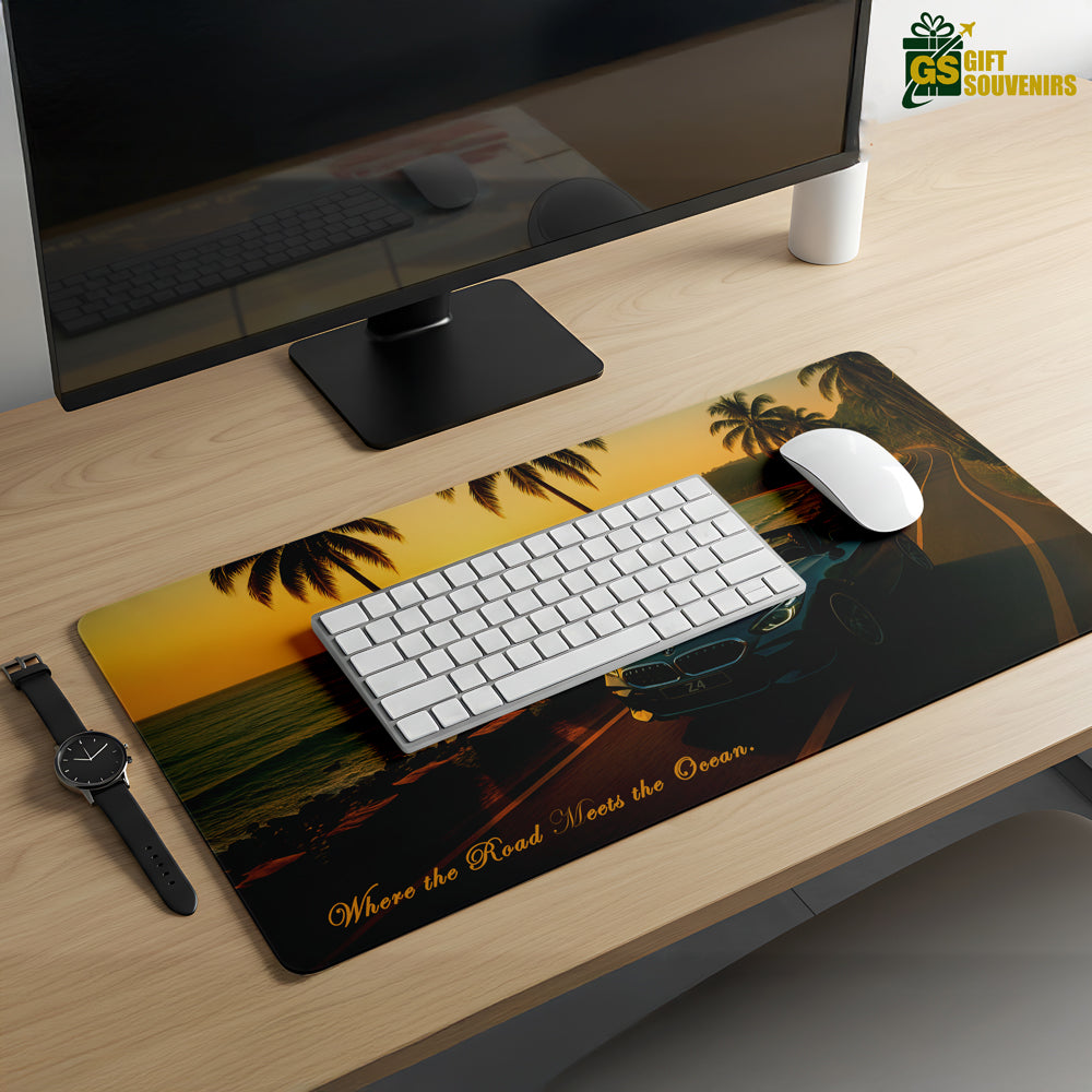Where the Road Meets the Ocean – BMW Z4 Desk Pad | Desk Mat