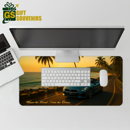 Where the Road Meets the Ocean – BMW Z4 Desk Pad | Desk Mat