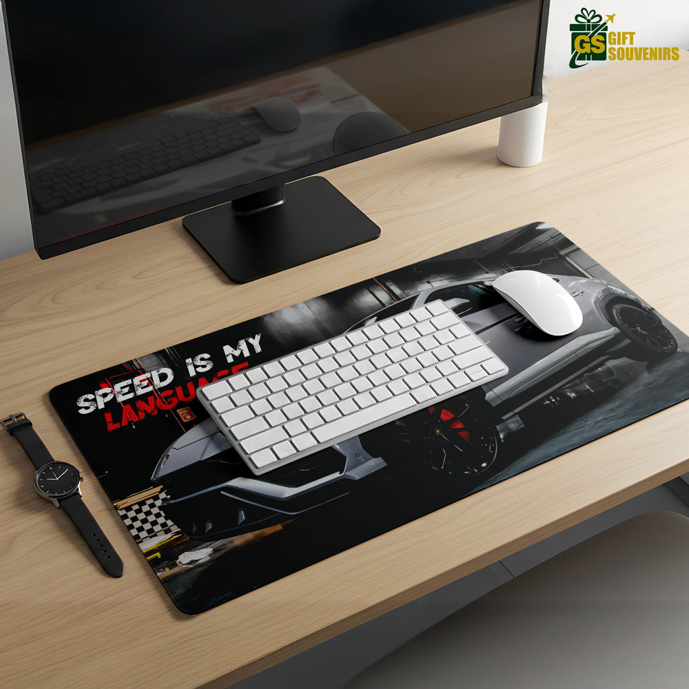 Speed Is My Language – Urus Inspired Desk Pad | Desk Mat