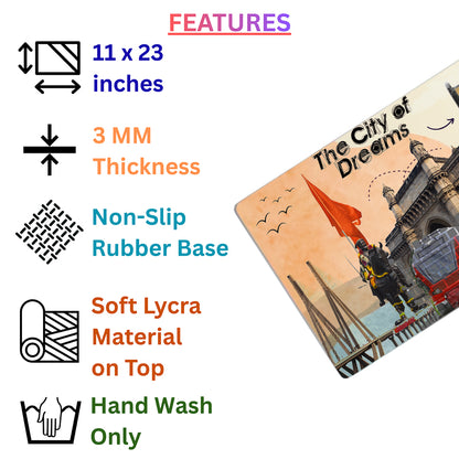 City of Dreams – Mumbai Heritage Desk Pad | Desk Mat