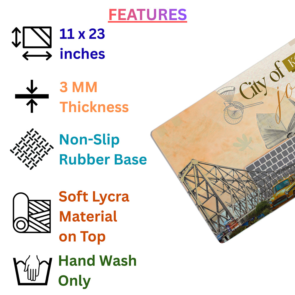 City of Joy – Kolkata Heritage Desk Pad | Desk Mat