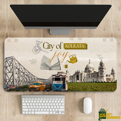 City of Joy – Kolkata Heritage Desk Pad | Desk Mat