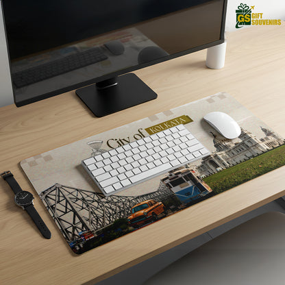 City of Joy – Kolkata Heritage Desk Pad | Desk Mat