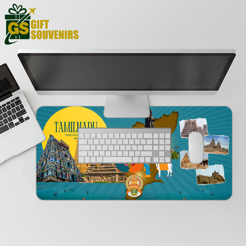 Tamil Nadu Trails – Temple & Culture Desk Pad | Desk Mat