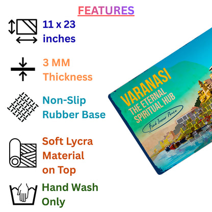 Varanasi Ghats – Eternal Spiritual Desk Pad | Desk Mat