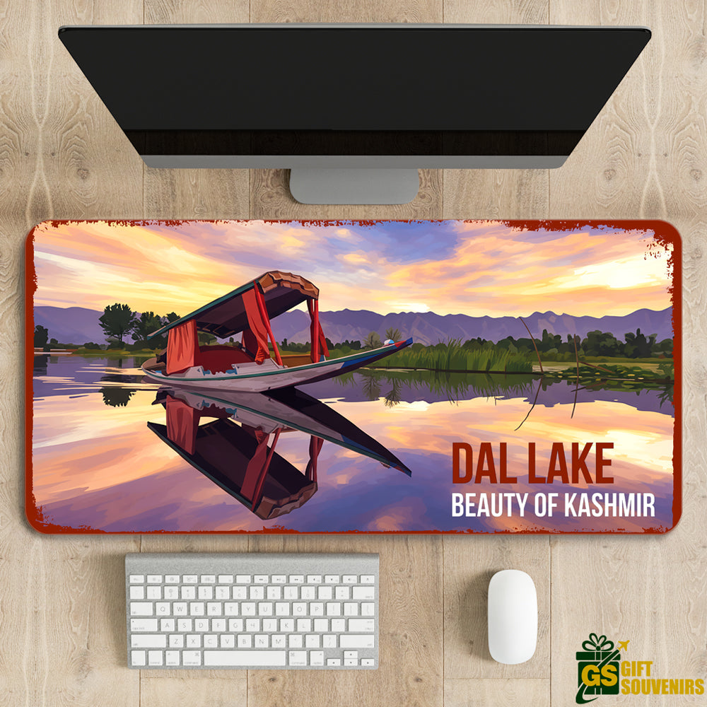 Dal Lake Serenity – Beauty of Kashmir Desk Pad | Desk Mat