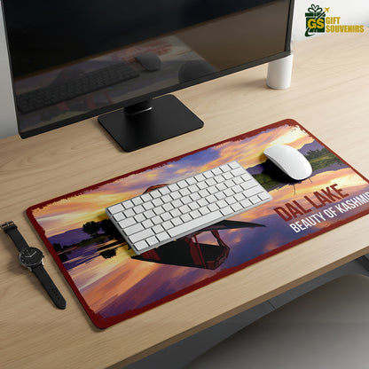 Dal Lake Serenity – Beauty of Kashmir Desk Pad | Desk Mat
