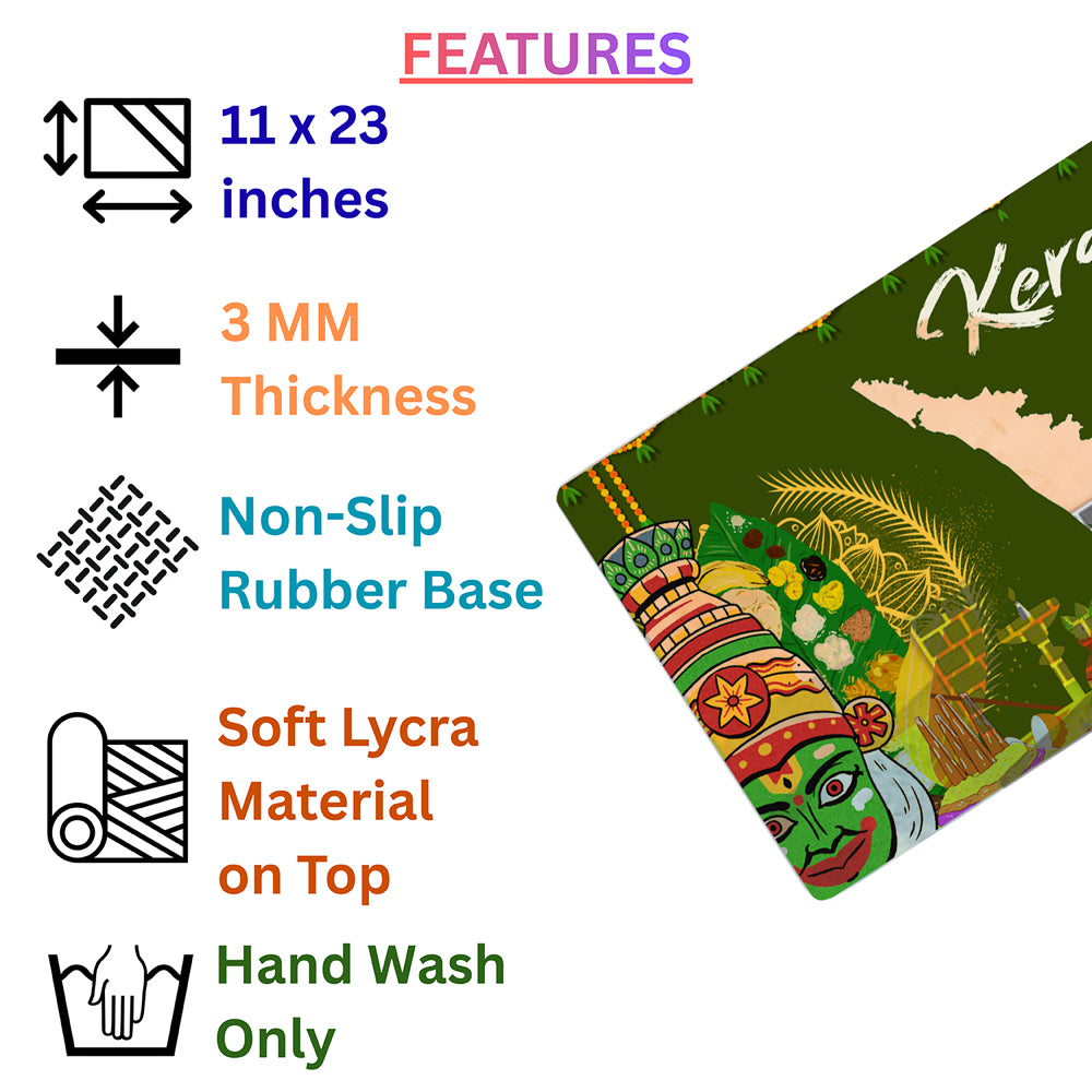 God’s Own Country – Kerala Culture Desk Pad | Desk Mat