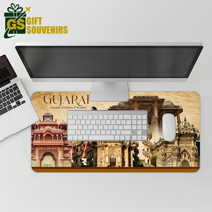 Vibrant Gujarat – Culture & Heritage Desk Pad | Desk Mat