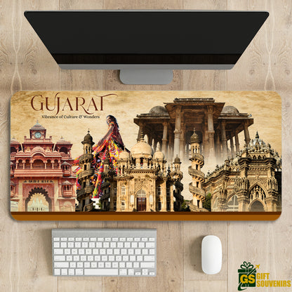 Vibrant Gujarat – Culture & Heritage Desk Pad | Desk Mat