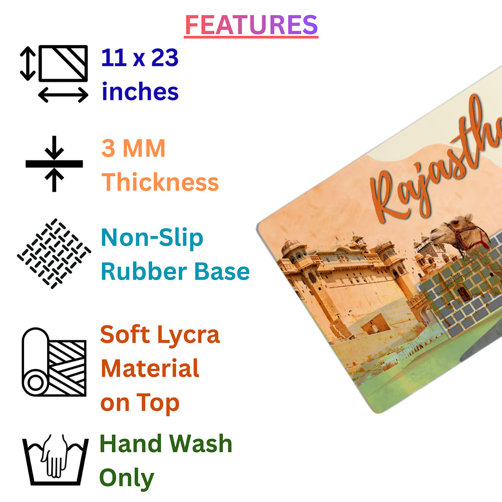 Rajasthan – Desert Heritage Desk Pad | Desk Mat