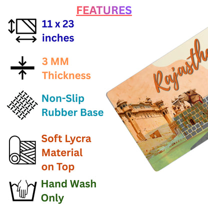 Rajasthan – Desert Heritage Desk Pad | Desk Mat