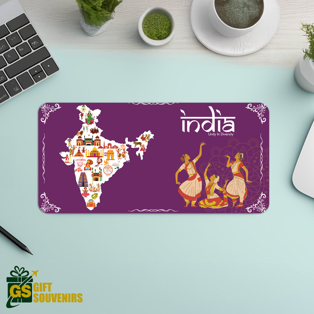 Unity in Diversity – Cultural India Desk Pad | Desk Mat
