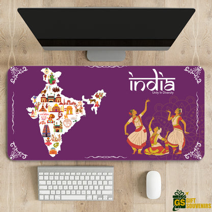 Unity in Diversity – Cultural India Desk Pad | Desk Mat