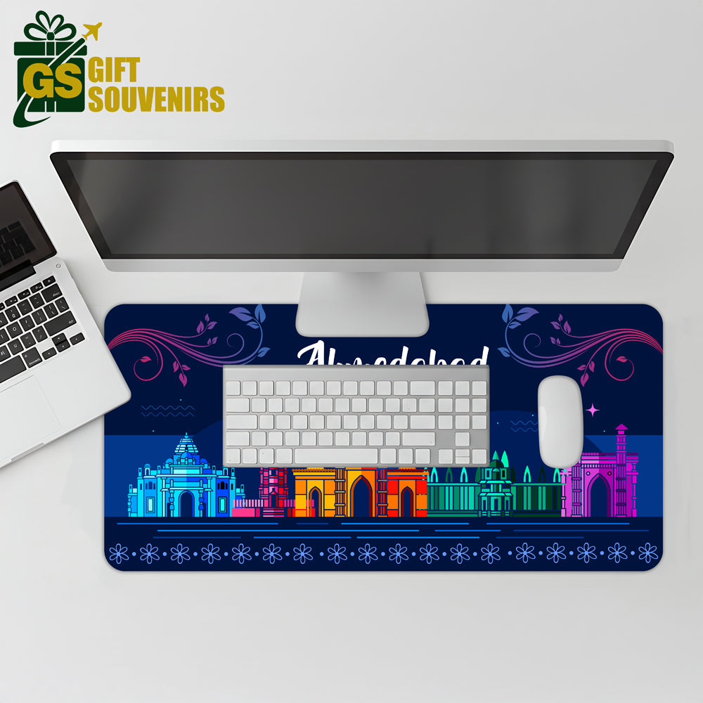 Ahmedabad Nights – City Skyline Desk Pad | Desk Mat