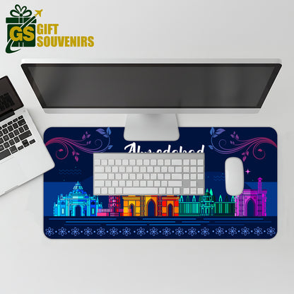 Ahmedabad Nights – City Skyline Desk Pad | Desk Mat