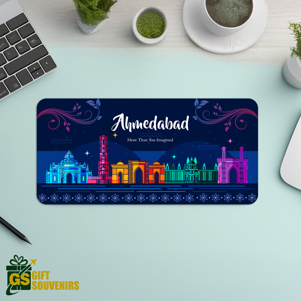 Ahmedabad Nights – City Skyline Desk Pad | Desk Mat