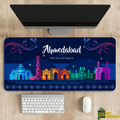 Ahmedabad Nights – City Skyline Desk Pad | Desk Mat