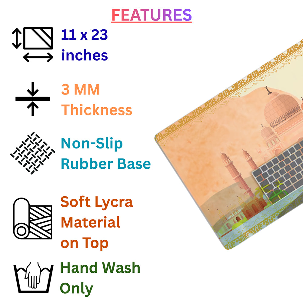 Agra City – Taj Heritage Desk Pad | Desk Mat