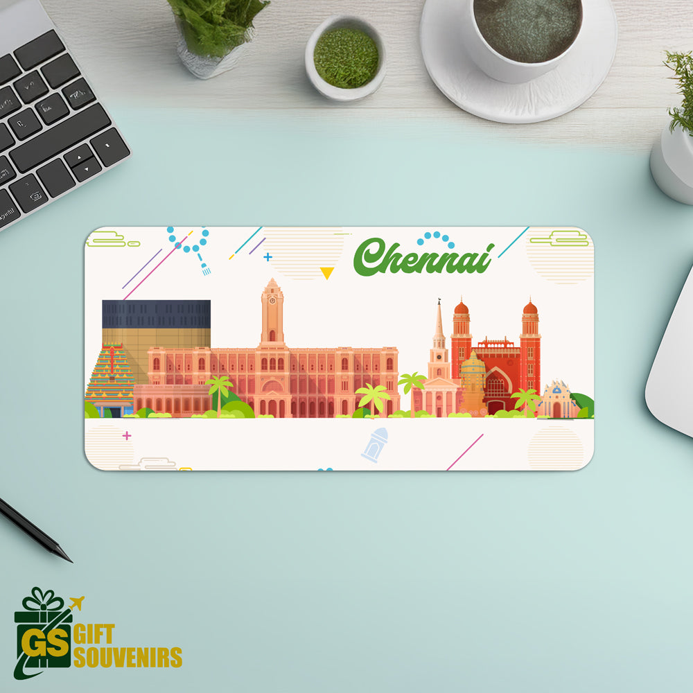 Chennai Charm – Cultural City Desk Pad | Desk Mat