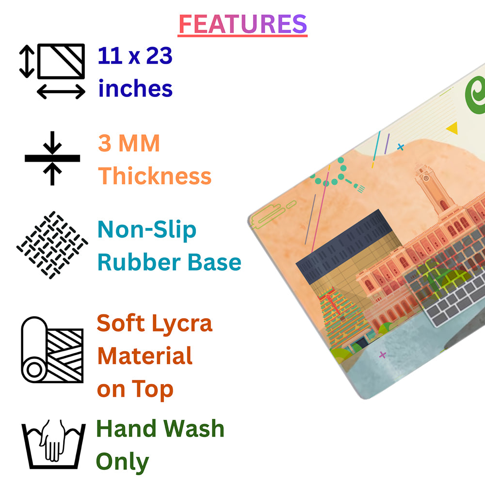 Chennai Charm – Cultural City Desk Pad | Desk Mat