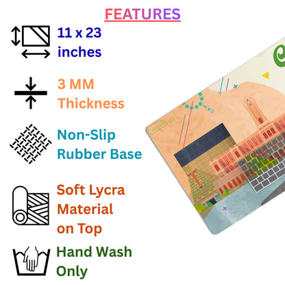 Chennai Charm – Cultural City Desk Pad | Desk Mat